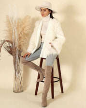 【動画あり】リブニット切り替えボリュームファーコート 2色展開 - select store mirror me【動画あり】リブニット切り替えボリュームファーコート 2色展開152259171mirror meselect store mirror me152259171ホワイト S