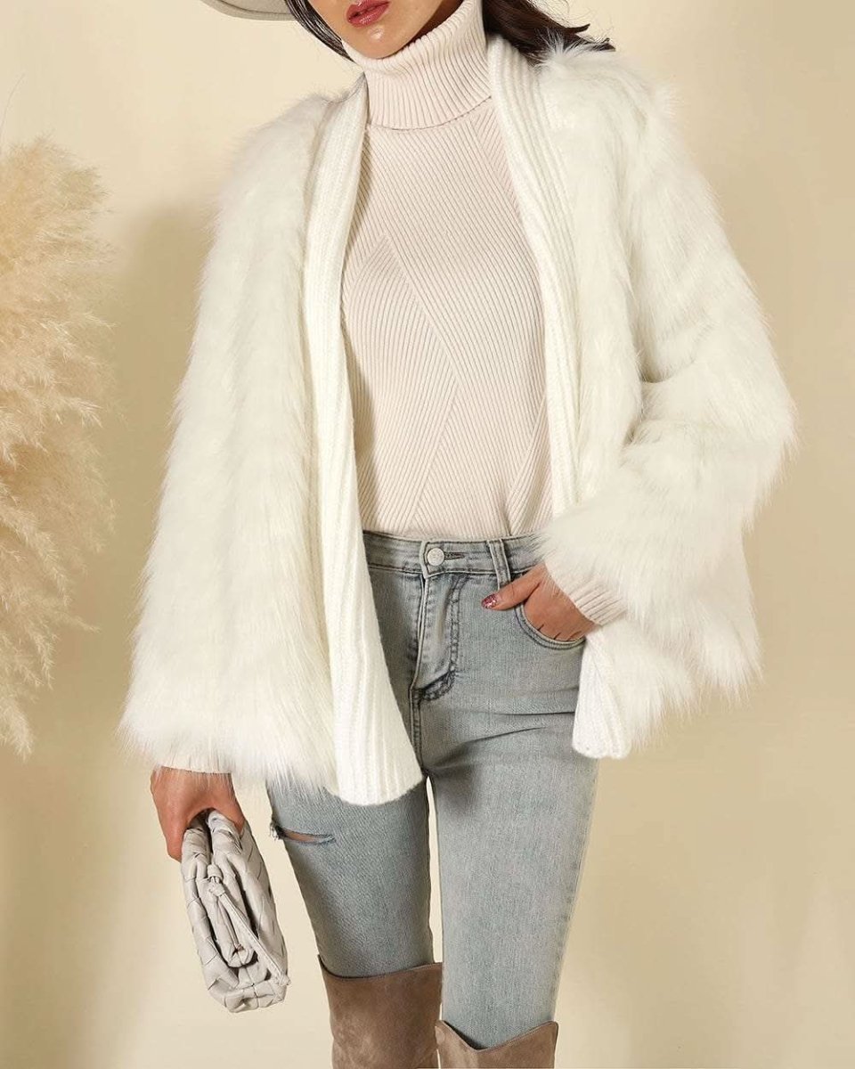 【動画あり】リブニット切り替えボリュームファーコート 2色展開 - select store mirror me【動画あり】リブニット切り替えボリュームファーコート 2色展開152259171mirror meselect store mirror me152259171ホワイト S