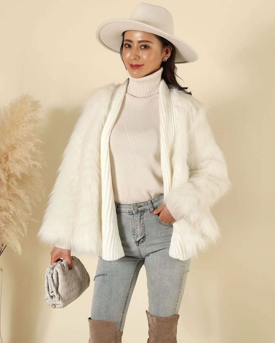 【動画あり】リブニット切り替えボリュームファーコート 2色展開 - select store mirror me【動画あり】リブニット切り替えボリュームファーコート 2色展開152259171mirror meselect store mirror me152259171ホワイト S