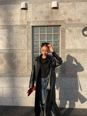 <インスタグラマー様ご愛用>【動画あり】ステンカラーウエストベルトレザーコート 2色展開 - select store mirror me<インスタグラマー様ご愛用>【動画あり】ステンカラーウエストベルトレザーコート 2色展開157332796mirror meselect store mirror me157332796モスグリーン S