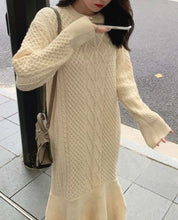 ケーブル編みマーメイドニットワンピース 2色展開 - select store mirror meケーブル編みマーメイドニットワンピース 2色展開159910805mirror meselect store mirror me159910805オフホワイト S