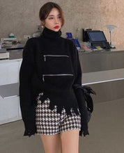 デザインカットダブルジップタートルニット 2色展開 - select store mirror meデザインカットダブルジップタートルニット 2色展開159943906mirror meselect store mirror me159943906ホワイト XS