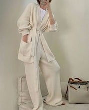 ロングカーディガン&ワイドパンツリブニットセットアップ 2色展開 - select store mirror meロングカーディガン&ワイドパンツリブニットセットアップ 2色展開159958662mirror meselect store mirror me159958662ホワイト