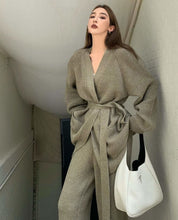 ロングカーディガン&ワイドパンツリブニットセットアップ 2色展開 - select store mirror meロングカーディガン&ワイドパンツリブニットセットアップ 2色展開159958662mirror meselect store mirror me159958662ホワイト