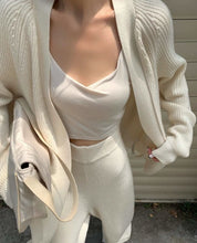 ロングカーディガン&ワイドパンツリブニットセットアップ 2色展開 - select store mirror meロングカーディガン&ワイドパンツリブニットセットアップ 2色展開159958662mirror meselect store mirror me159958662ホワイト