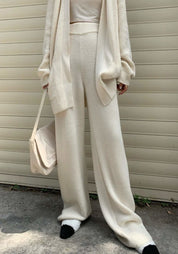 ロングカーディガン&ワイドパンツリブニットセットアップ 2色展開 - select store mirror meロングカーディガン&ワイドパンツリブニットセットアップ 2色展開159958662mirror meselect store mirror me159958662ホワイト