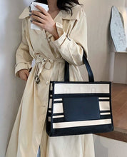 【動画あり】切り替えレザーポケットボーダートートバッグ 2種展開 - select store mirror me【動画あり】切り替えレザーポケットボーダートートバッグ 2種展開162335058mirror meselect store mirror me162335058小サイズ