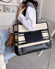 【動画あり】切り替えレザーポケットボーダートートバッグ 2種展開 - select store mirror me【動画あり】切り替えレザーポケットボーダートートバッグ 2種展開162335058mirror meselect store mirror me162335058小サイズ