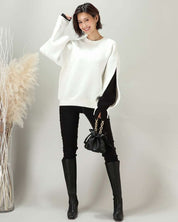 【動画あり】ダイバー素材デザインスリーブ上質ワイドトップス  2色展開 - select store mirror me【動画あり】ダイバー素材デザインスリーブ上質ワイドトップス  2色展開163142519mirror meselect store mirror me163142519ホワイトXS