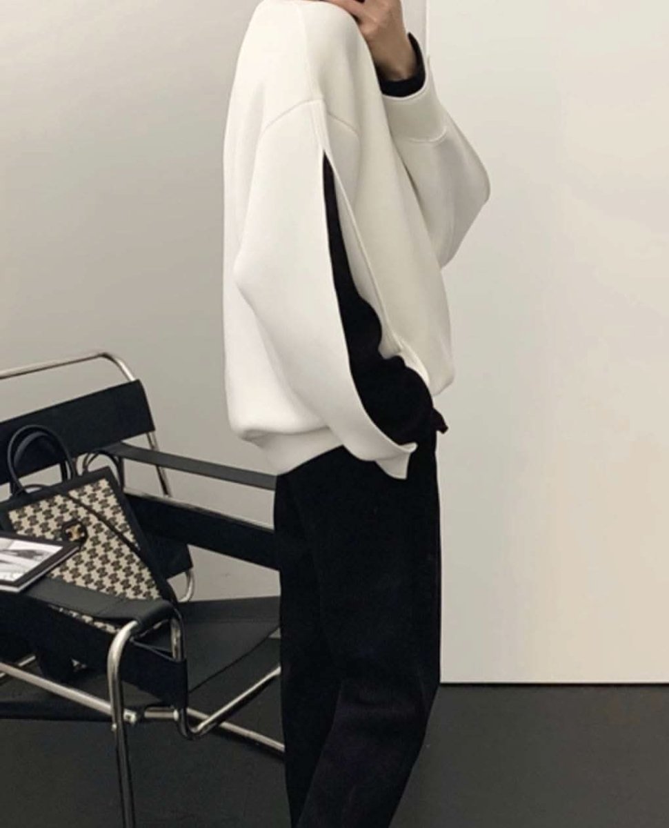 【動画あり】ダイバー素材デザインスリーブ上質ワイドトップス  2色展開 - select store mirror me【動画あり】ダイバー素材デザインスリーブ上質ワイドトップス  2色展開163142519mirror meselect store mirror me163142519ホワイトXS