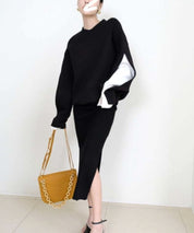 【動画あり】ダイバー素材デザインスリーブ上質ワイドトップス  2色展開 - select store mirror me【動画あり】ダイバー素材デザインスリーブ上質ワイドトップス  2色展開163142519mirror meselect store mirror me163142519ホワイトXS