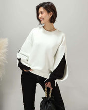 【動画あり】ダイバー素材デザインスリーブ上質ワイドトップス  2色展開 - select store mirror me【動画あり】ダイバー素材デザインスリーブ上質ワイドトップス  2色展開163142519mirror meselect store mirror me163142519ホワイトXS