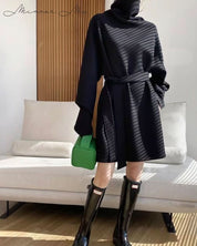 【上質コットン】タートルルーズネックスウェットワンピース 2色展開 - select store mirror me【上質コットン】タートルルーズネックスウェットワンピース 2色展開163198902mirror meselect store mirror me163198902グレー