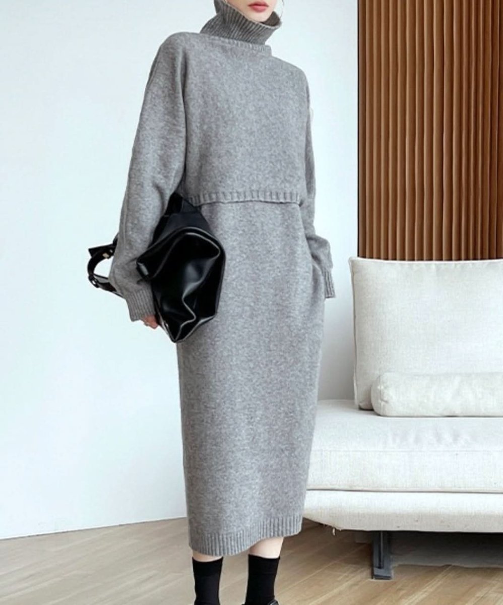 ショート丈ルーズトップス&ワンピースセットアップ 2色展開 - select store mirror meショート丈ルーズトップス&ワンピースセットアップ 2色展開163536464mirror meselect store mirror me163536464ベージュ