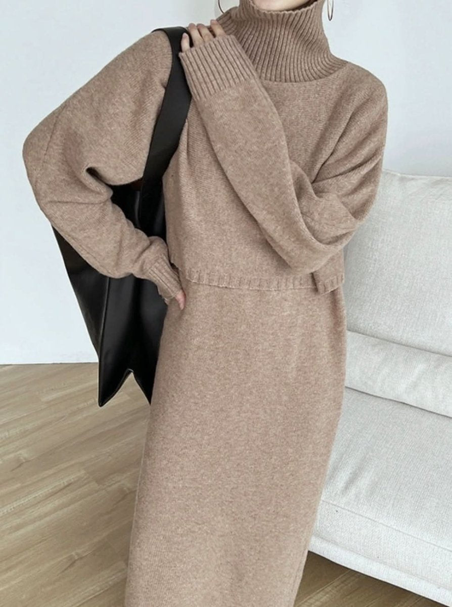 ショート丈ルーズトップス&ワンピースセットアップ 2色展開 - select store mirror meショート丈ルーズトップス&ワンピースセットアップ 2色展開163536464mirror meselect store mirror me163536464ベージュ