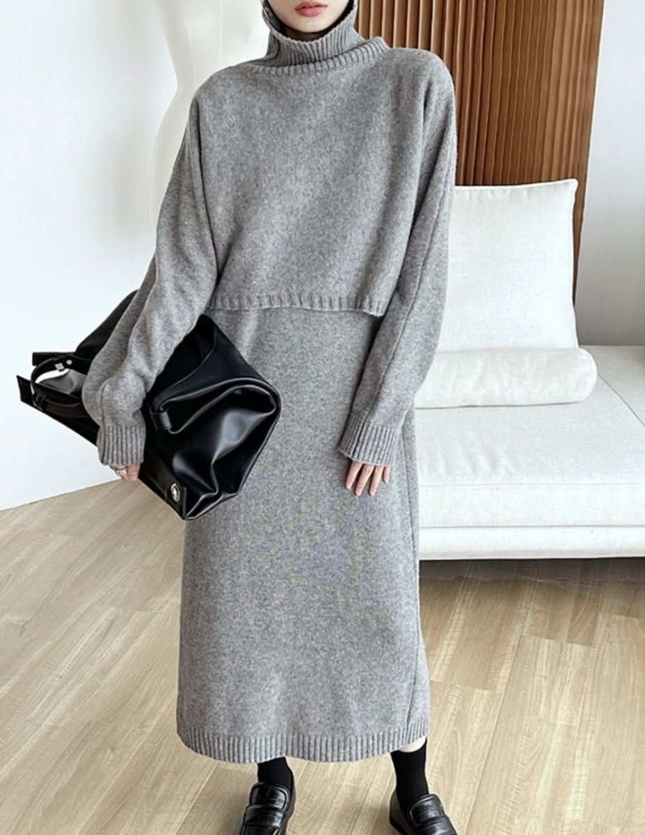 ショート丈ルーズトップス&ワンピースセットアップ 2色展開 - select store mirror meショート丈ルーズトップス&ワンピースセットアップ 2色展開163536464mirror meselect store mirror me163536464ベージュ