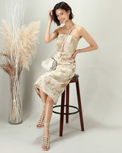 絞り染めデザインベアトップスリットワンピース 2色展開 - select store mirror me絞り染めデザインベアトップスリットワンピース 2色展開163820530mirror meselect store mirror me163820530ベージュ S