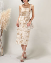 絞り染めデザインベアトップスリットワンピース 2色展開 - select store mirror me絞り染めデザインベアトップスリットワンピース 2色展開163820530mirror meselect store mirror me163820530ベージュ S