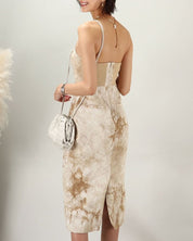 絞り染めデザインベアトップスリットワンピース 2色展開 - select store mirror me絞り染めデザインベアトップスリットワンピース 2色展開163820530mirror meselect store mirror me163820530ベージュ S