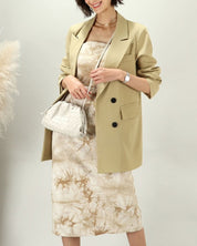 絞り染めデザインベアトップスリットワンピース 2色展開 - select store mirror me絞り染めデザインベアトップスリットワンピース 2色展開163820530mirror meselect store mirror me163820530ベージュ S