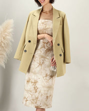 絞り染めデザインベアトップスリットワンピース 2色展開 - select store mirror me絞り染めデザインベアトップスリットワンピース 2色展開163820530mirror meselect store mirror me163820530ベージュ S