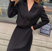 【動画あり】ショート丈ジャケット&ミックスプリーツスカートセットアップ 2色展開 - select store mirror me【動画あり】ショート丈ジャケット&ミックスプリーツスカートセットアップ 2色展開164652981mirror meselect store mirror me164652981ベージュ S