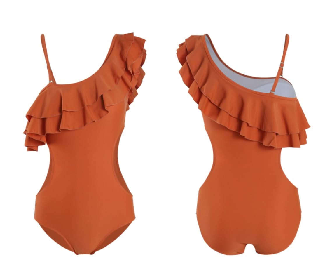 ワンショルダーフリルカットモノキニビキニ 2色展開 - select store mirror meワンショルダーフリルカットモノキニビキニ 2色展開177082875mirror meselect store mirror me177082875オレンジS