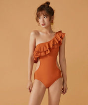 ワンショルダーフリルカットモノキニビキニ 2色展開 - select store mirror meワンショルダーフリルカットモノキニビキニ 2色展開177082875mirror meselect store mirror me177082875オレンジS
