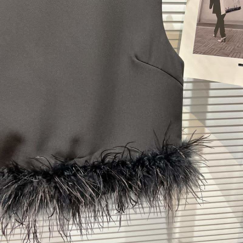 <インスタグラマー様ご愛用>【動画あり】フェザーノースリーブトップス  2色展開 - select store mirror me<インスタグラマー様ご愛用>【動画あり】フェザーノースリーブトップス  2色展開177960935mirror meselect store mirror me177960935ホワイトS