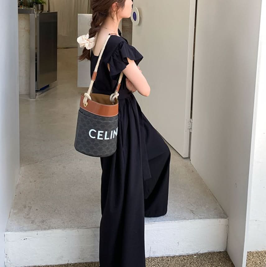 フリルショルダーウエストリボンロンパース 2色展開 - select store mirror meフリルショルダーウエストリボンロンパース 2色展開178205442mirror meselect store mirror me178205442カーキS