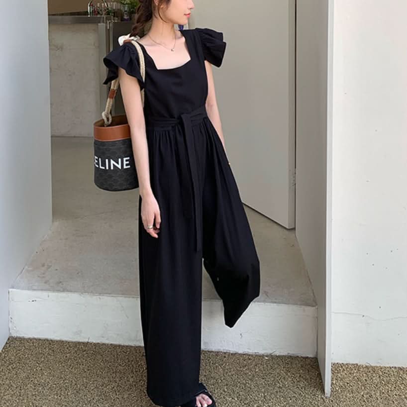 フリルショルダーウエストリボンロンパース 2色展開 - select store mirror meフリルショルダーウエストリボンロンパース 2色展開178205442mirror meselect store mirror me178205442カーキS