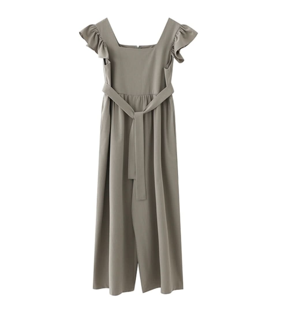 フリルショルダーウエストリボンロンパース 2色展開 - select store mirror meフリルショルダーウエストリボンロンパース 2色展開178205442mirror meselect store mirror me178205442カーキS