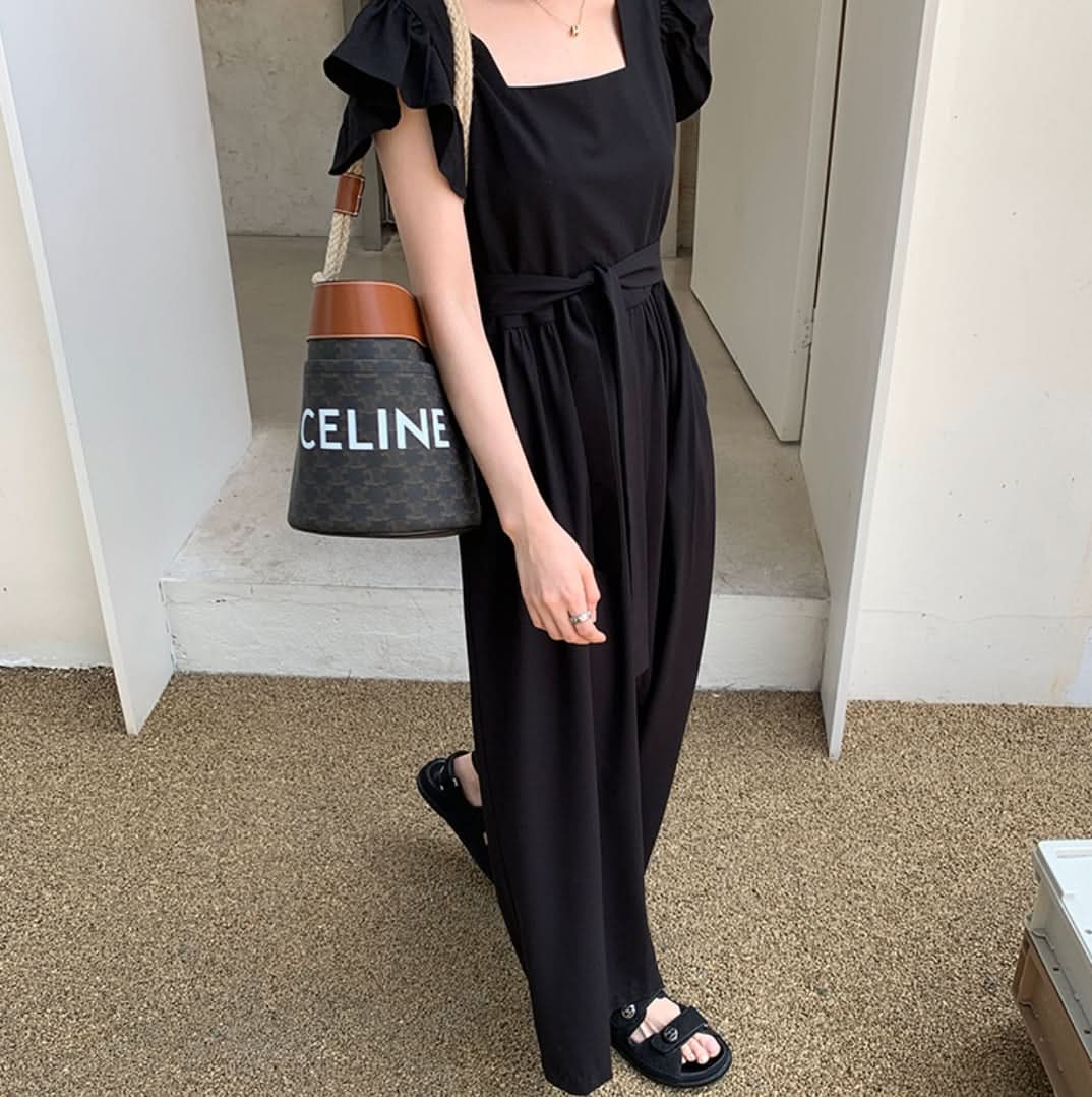 フリルショルダーウエストリボンロンパース 2色展開 - select store mirror meフリルショルダーウエストリボンロンパース 2色展開178205442mirror meselect store mirror me178205442カーキS