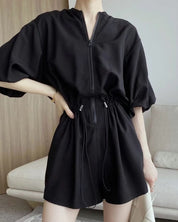 ラフスタイルジップ付きロンパース 2色展開 - select store mirror meラフスタイルジップ付きロンパース 2色展開179949352mirror meselect store mirror me179949352ベージュS