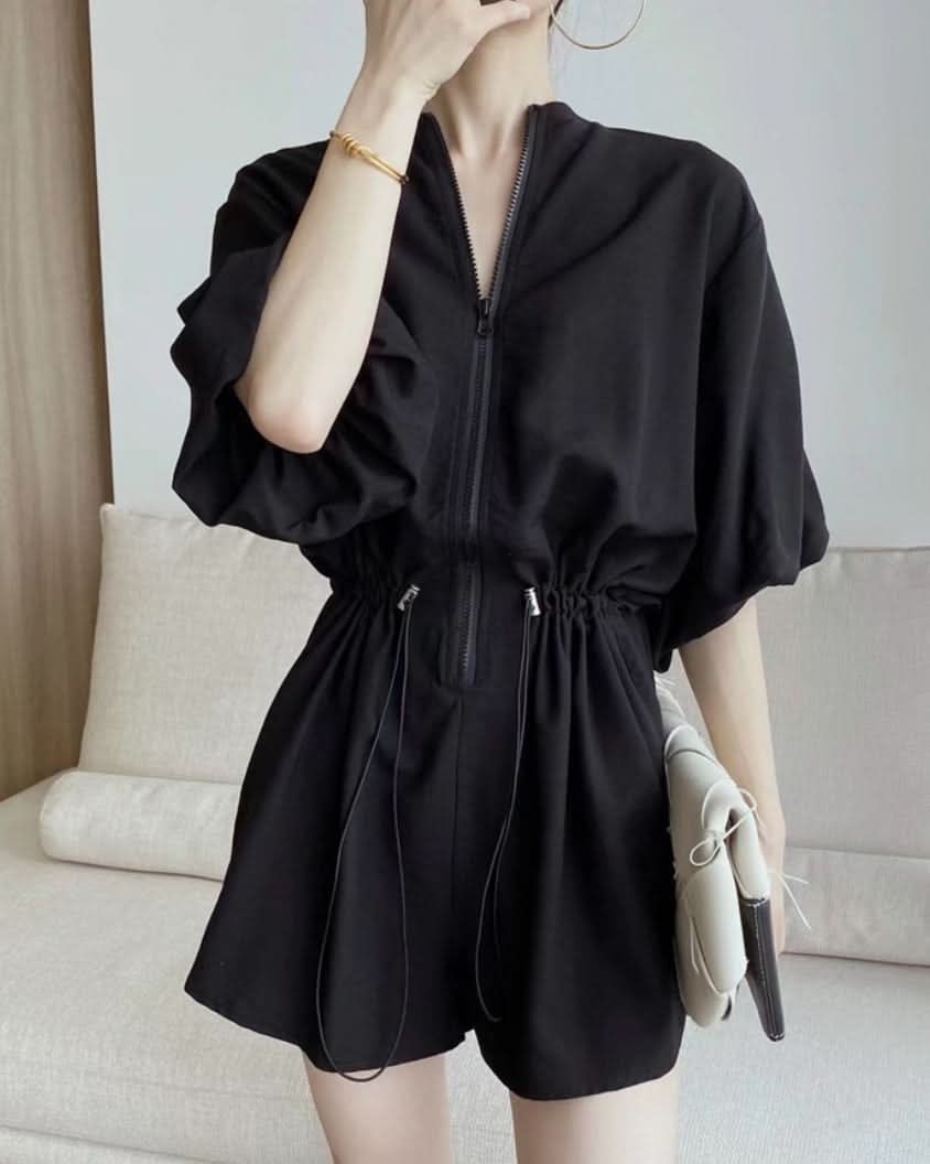 ラフスタイルジップ付きロンパース 2色展開 - select store mirror meラフスタイルジップ付きロンパース 2色展開179949352mirror meselect store mirror me179949352ベージュS