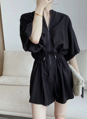 ラフスタイルジップ付きロンパース 2色展開 - select store mirror meラフスタイルジップ付きロンパース 2色展開179949352mirror meselect store mirror me179949352ベージュS