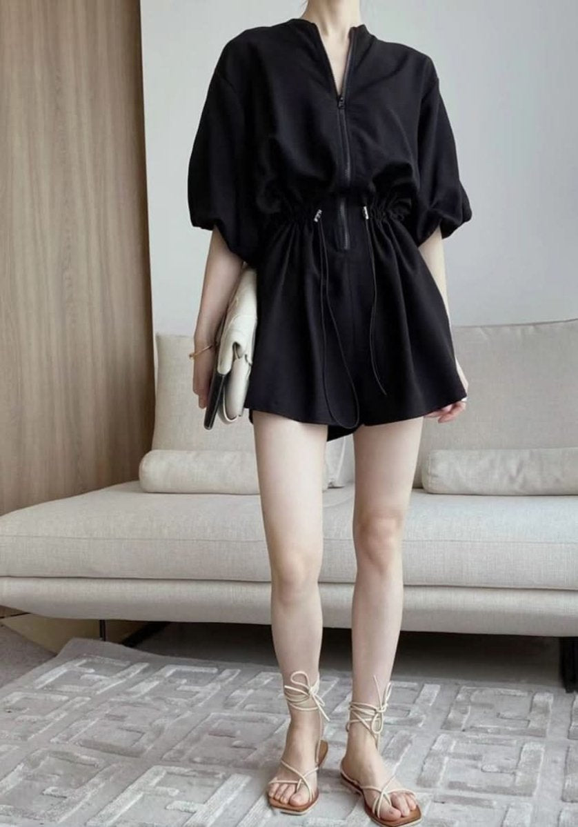 ラフスタイルジップ付きロンパース 2色展開 - select store mirror meラフスタイルジップ付きロンパース 2色展開179949352mirror meselect store mirror me179949352ベージュS