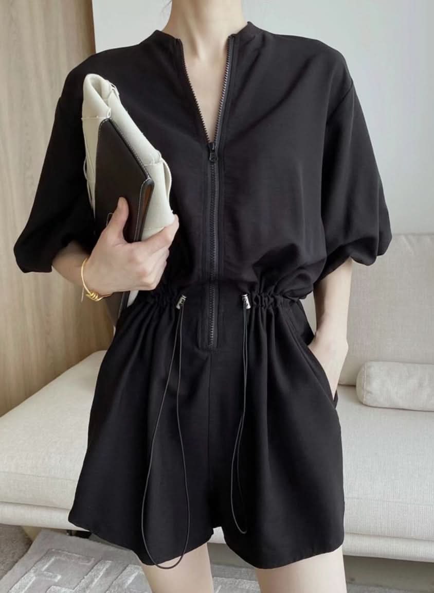 ラフスタイルジップ付きロンパース 2色展開 - select store mirror meラフスタイルジップ付きロンパース 2色展開179949352mirror meselect store mirror me179949352ベージュS