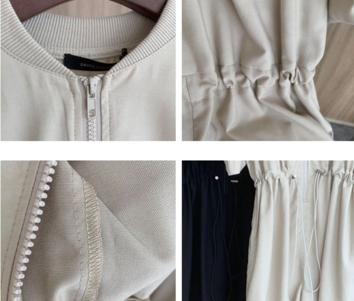 ラフスタイルジップ付きロンパース 2色展開 - select store mirror meラフスタイルジップ付きロンパース 2色展開179949352mirror meselect store mirror me179949352ベージュS