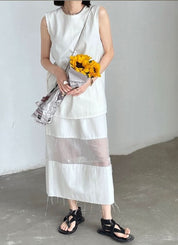 デザインシースルースカートセットアップ 2色展開 - select store mirror meデザインシースルースカートセットアップ 2色展開182943812mirror meselect store mirror me182943812ホワイトS