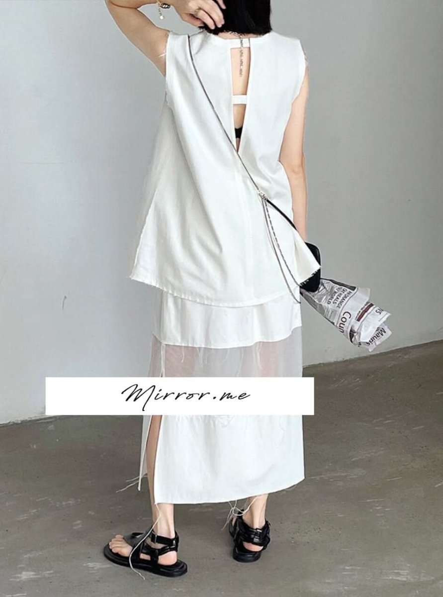 デザインシースルースカートセットアップ 2色展開 - select store mirror meデザインシースルースカートセットアップ 2色展開182943812mirror meselect store mirror me182943812ホワイトS