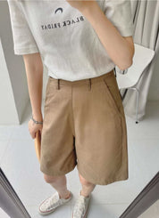 <サイズ展開豊富>【動画あり】美シルエットマニッシュハーフパンツ 2色展開 - select store mirror me<サイズ展開豊富>【動画あり】美シルエットマニッシュハーフパンツ 2色展開186092393mirror meselect store mirror me186092393ベージュS