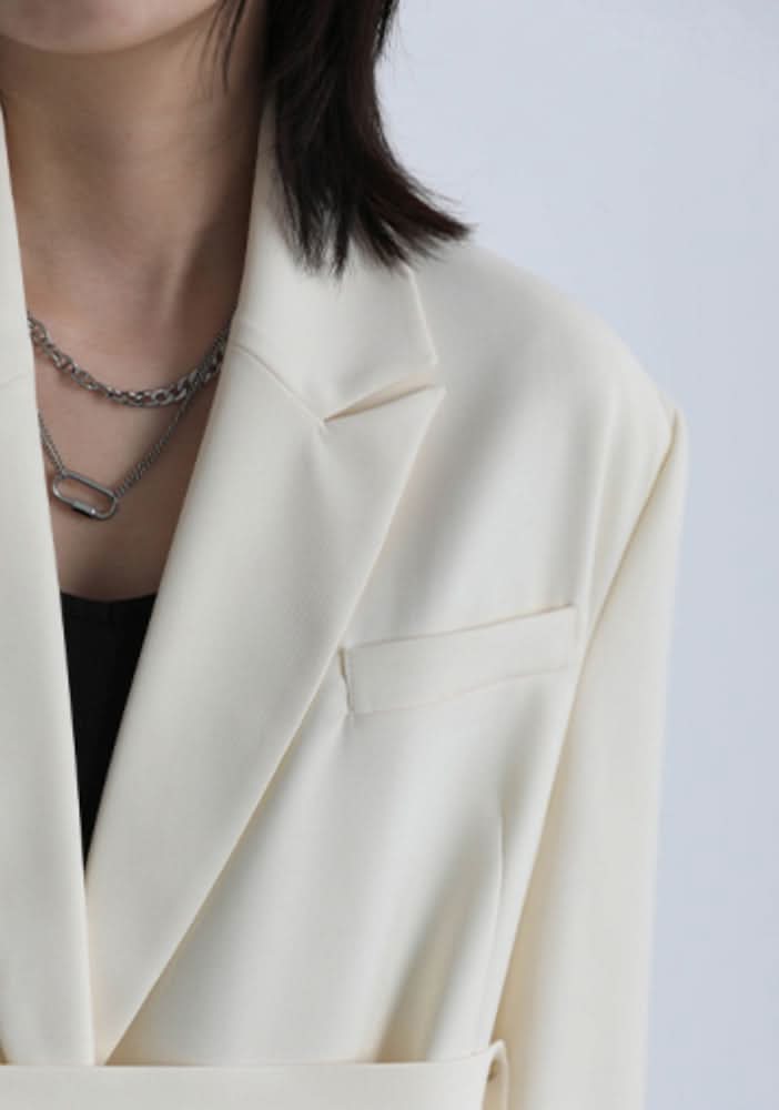 【動画あり】変形デザインマニッシュジャケット 2色展開 - select store mirror me【動画あり】変形デザインマニッシュジャケット 2色展開186472380mirror meselect store mirror me186472380ホワイトS