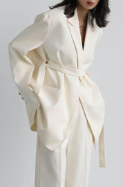 【動画あり】変形デザインマニッシュジャケット 2色展開 - select store mirror me【動画あり】変形デザインマニッシュジャケット 2色展開186472380mirror meselect store mirror me186472380ホワイトS