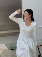 【動画あり】切り替えバルーンフレアワンピース 2色展開 - select store mirror me【動画あり】切り替えバルーンフレアワンピース 2色展開189776584mirror meselect store mirror me189776584ホワイトS