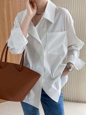 【動画あり】ゆるシルエットカッターシャツ 2色展開 - select store mirror me【動画あり】ゆるシルエットカッターシャツ 2色展開189789481mirror meselect store mirror me189789481ホワイトS