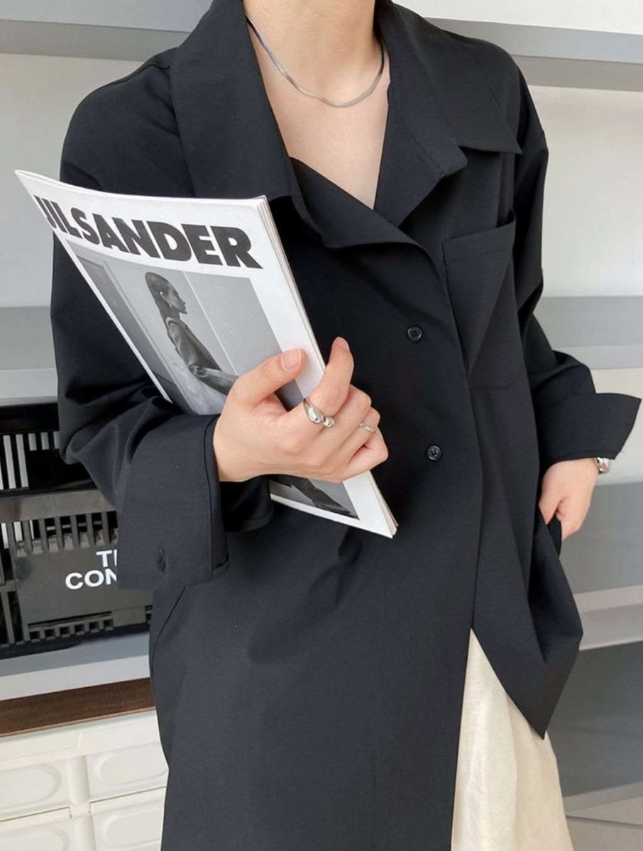 【動画あり】ゆるシルエットカッターシャツ 2色展開 - select store mirror me【動画あり】ゆるシルエットカッターシャツ 2色展開189789481mirror meselect store mirror me189789481ホワイトS