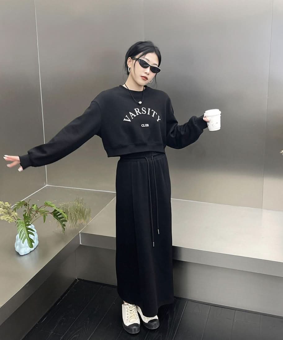 ラウンドロゴスカートスウェットセットアップ 2色展開 - select store mirror meラウンドロゴスカートスウェットセットアップ 2色展開191030521mirror meselect store mirror me191030521グレーS