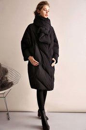 【ホワイトダック使用】【動画あり】ダウンストール付きノーカラーダウンコート 2色展開 - select store mirror me【ホワイトダック使用】【動画あり】ダウンストール付きノーカラーダウンコート 2色展開192819359mirror meselect store mirror me192819359ブラックXS