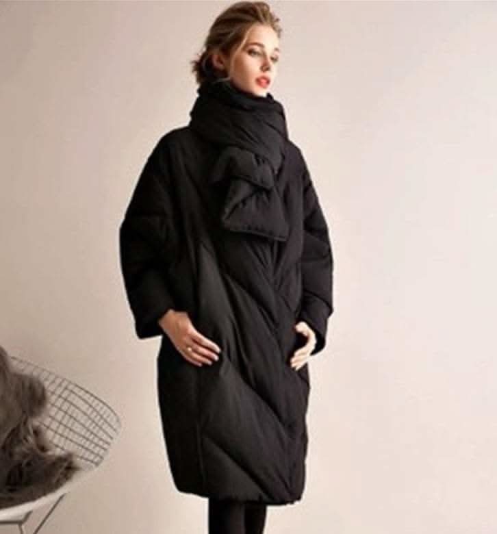 【ホワイトダック使用】【動画あり】ダウンストール付きノーカラーダウンコート 2色展開 - select store mirror me【ホワイトダック使用】【動画あり】ダウンストール付きノーカラーダウンコート 2色展開192819359mirror meselect store mirror me192819359ブラックXS